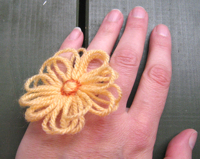 unikatissima Crazy Daisy Ring